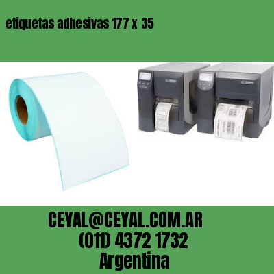etiquetas adhesivas 177 x 35