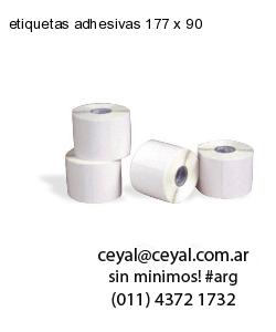 etiquetas adhesivas 177 x 90