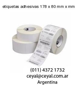 etiquetas adhesivas 178 x 80 mm x mm