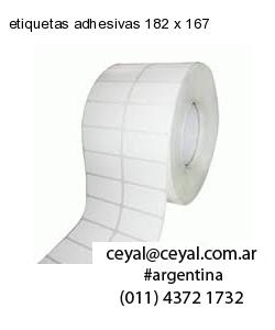 etiquetas adhesivas 182 x 167