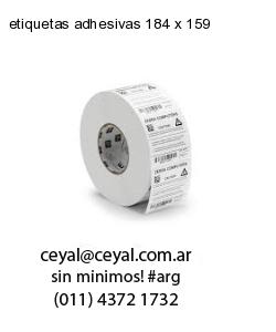 etiquetas adhesivas 184 x 159