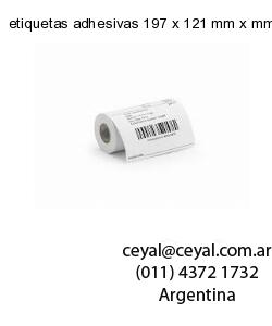 etiquetas adhesivas 197 x 121 mm x mm