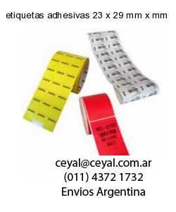etiquetas adhesivas 23 x 29 mm x mm