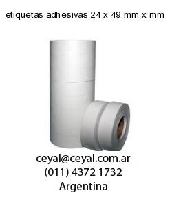 etiquetas adhesivas 24 x 49 mm x mm