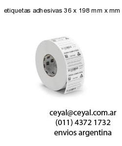 etiquetas adhesivas 36 x 198 mm x mm