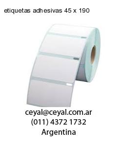 etiquetas adhesivas 45 x 190