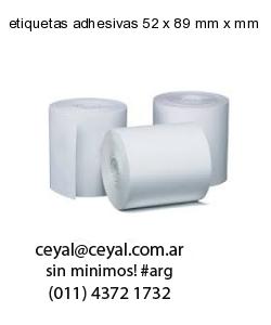 etiquetas adhesivas 52 x 89 mm x mm