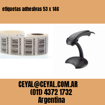 etiquetas adhesivas 53 x 146