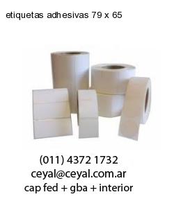 etiquetas adhesivas 79 x 65