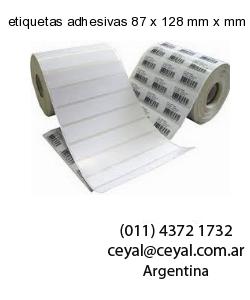 etiquetas adhesivas 87 x 128 mm x mm