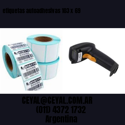 etiquetas autoadhesivas 103 x 69