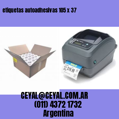 etiquetas autoadhesivas 105 x 37