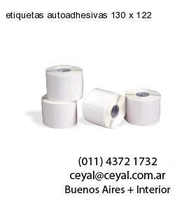 etiquetas autoadhesivas 130 x 122