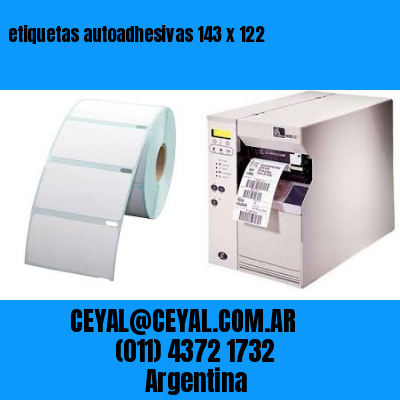 etiquetas autoadhesivas 143 x 122