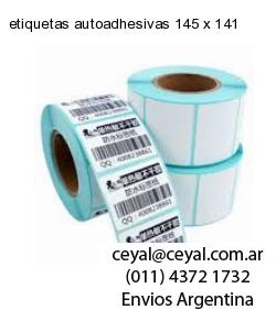 etiquetas autoadhesivas 145 x 141