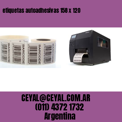etiquetas autoadhesivas 158 x 120