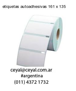etiquetas autoadhesivas 161 x 135
