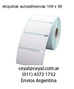 etiquetas autoadhesivas 168 x 99