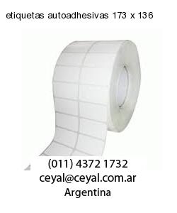 etiquetas autoadhesivas 173 x 136