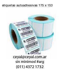 etiquetas autoadhesivas 175 x 153
