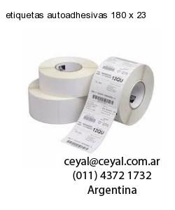 etiquetas autoadhesivas 180 x 23