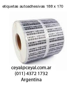 etiquetas autoadhesivas 188 x 170