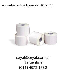 etiquetas autoadhesivas 193 x 116
