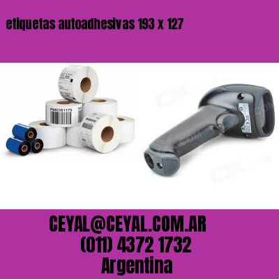 etiquetas autoadhesivas 193 x 127