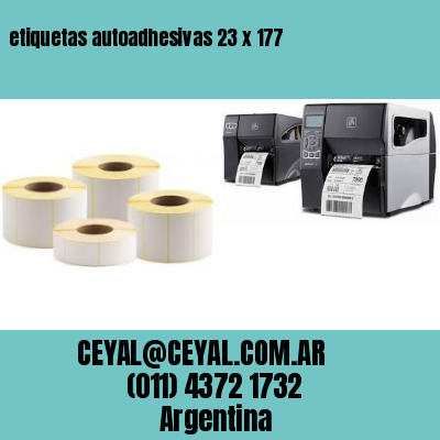 etiquetas autoadhesivas 23 x 177