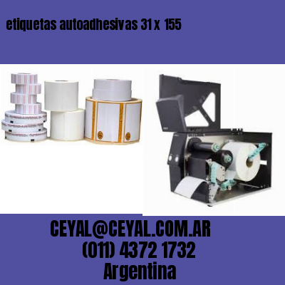 etiquetas autoadhesivas 31 x 155