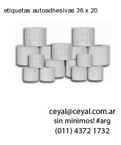 etiquetas autoadhesivas 36 x 20