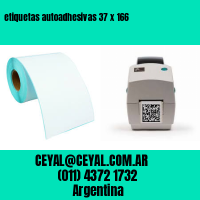 etiquetas autoadhesivas 37 x 166