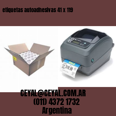 etiquetas autoadhesivas 41 x 119
