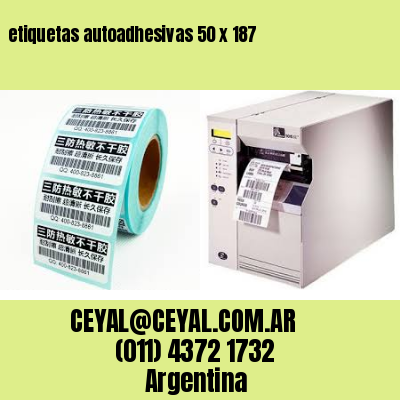 etiquetas autoadhesivas 50 x 187