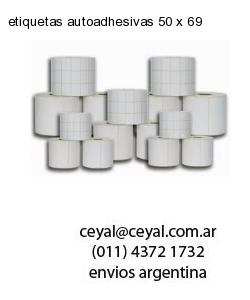 etiquetas autoadhesivas 50 x 69