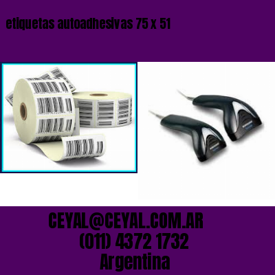 etiquetas autoadhesivas 75 x 51