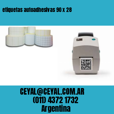 etiquetas autoadhesivas 90 x 28