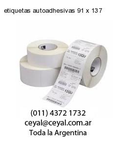 etiquetas autoadhesivas 91 x 137