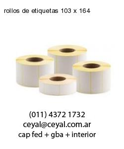 rollos de etiquetas 103 x 164
