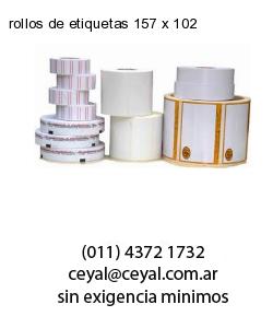 rollos de etiquetas 157 x 102