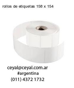rollos de etiquetas 158 x 154