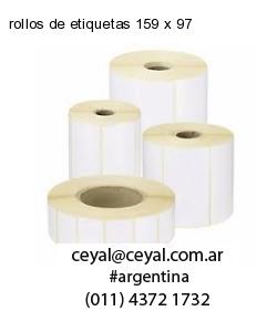 rollos de etiquetas 159 x 97