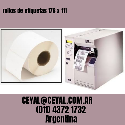 rollos de etiquetas 176 x 111