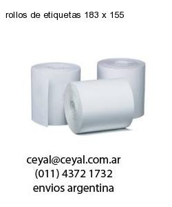 rollos de etiquetas 183 x 155