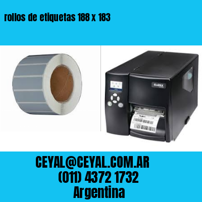 rollos de etiquetas 188 x 183
