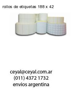 rollos de etiquetas 188 x 42