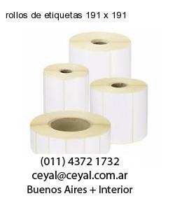 rollos de etiquetas 191 x 191