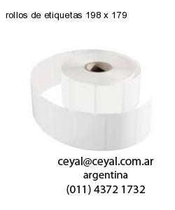rollos de etiquetas 198 x 179