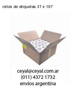 rollos de etiquetas 37 x 197