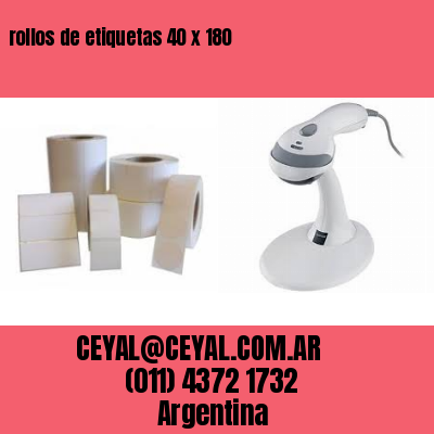 rollos de etiquetas 40 x 180